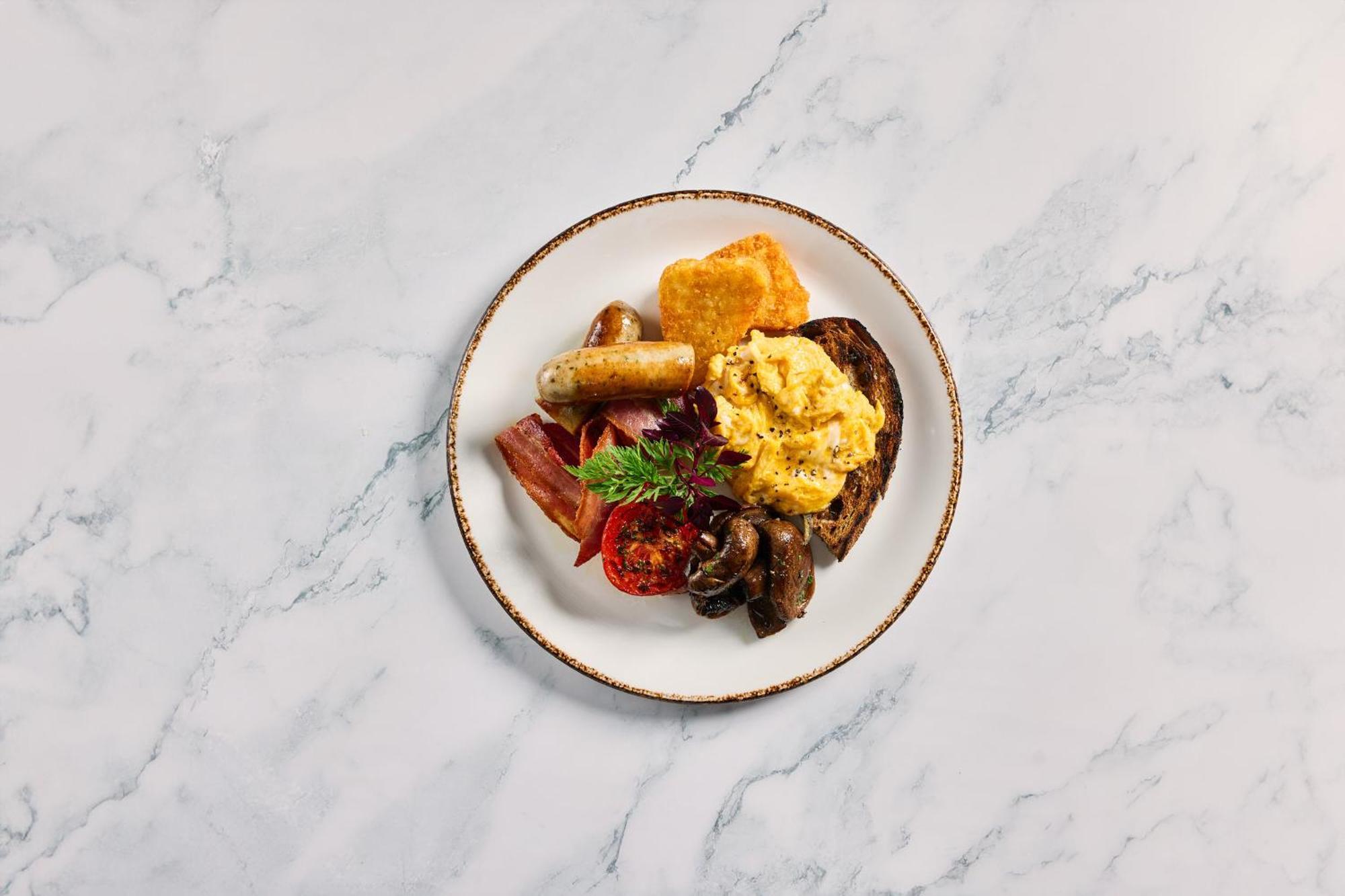 The Fullerton Hotel Sydney Exterior foto A vegetarian breakfast
